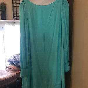 Kate Spade Turquoise Long Sleeve Dress